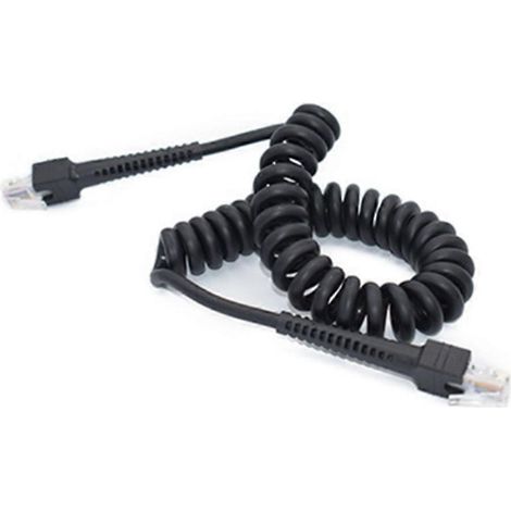 Câble Ethernet 1000 Mbps RJ45 Cat6 8P8C UTP mâle-mâle enroulé, paire torsadée finie, moniteur Cat6 (1/5)