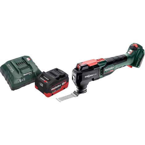 Metabo MT 18 LTX BL QSL Multitool a batteria 18 V Brushless Starlock Plus + 1x batteria LiHD 5,5 Ah + caricabatteria (1/5)