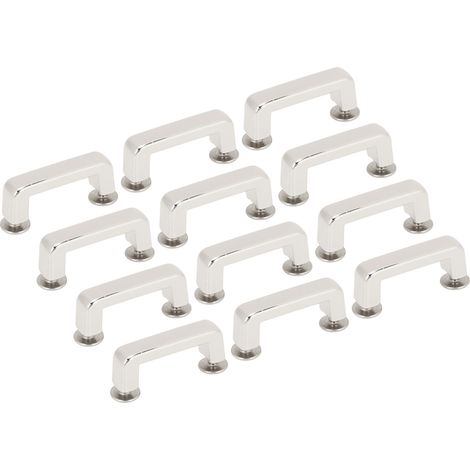 20 Sets Bindenieten 20x7x7mm Flachbogen-Brückennieten und Kreuzschrauben für Lederarbeiten, Gürtel, Taschen, Geldbörsen, Dekoration, Silber (1/5)