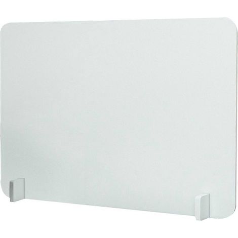 Panneau de séparation pour la rentrée scolaire, salle à manger, bureau, protection anti-éclaboussures (40 cm x 40 cm)-40x40x2cm-White