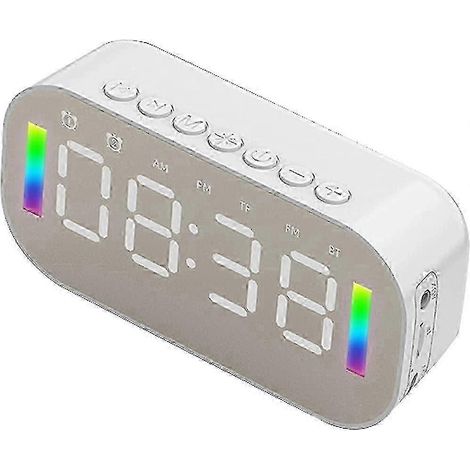 Enceinte Bluetooth avec radio FM, affichage LED et réveil (1/5)