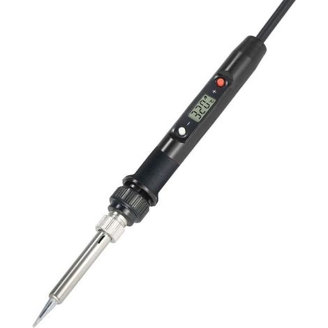 80W Lcd Professionnel Numerique De Temperature Reglable De Fer A Souder Electrique Outil Sans Plomb Mini Station De Soudure, 220V Noir (1/4)