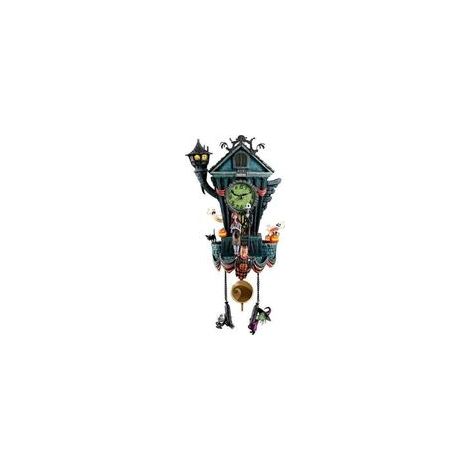 L'étrange Noël de Monsieur Jack Coucou Horloge, L'Étrange Noël de Monsieur Jack Horloge Horloge Murale Halloween, Résine Décor Horloge Murale Halloween Ornements (Horloge non vraie)