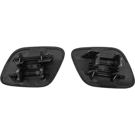 1 pair Color: Black Material: Plastic Car headlight washer nozzle cover 98681- (1/5)