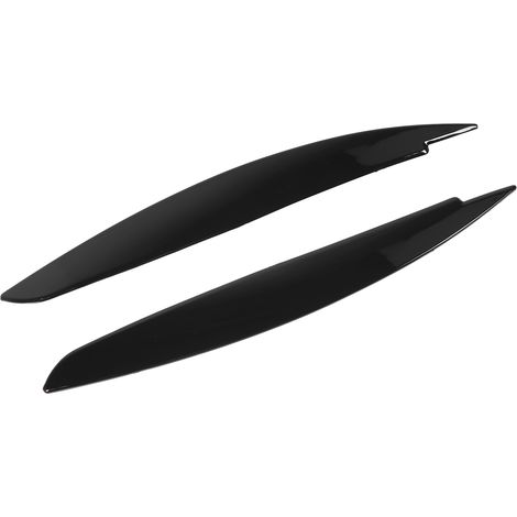 Teile – Linke und rechte Frontscheinwerferabdeckungen für BMW 1er E81 E82 E87 E88 (2006–2013) – Schwarz glänzend (1/5)