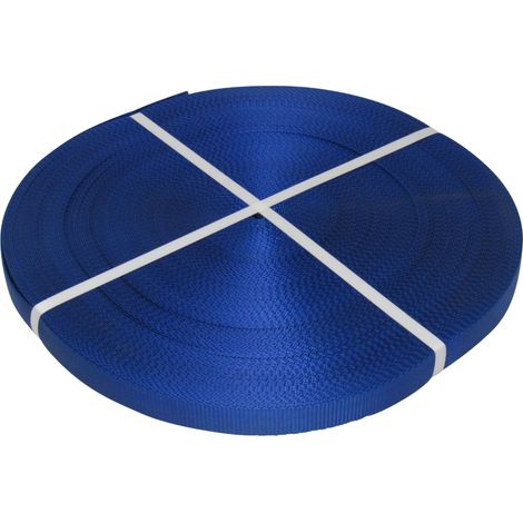 Polyester Webbing Strap Tape Roll 100M 35MM Blue (Tie Down Lashing Belt) (1/5)