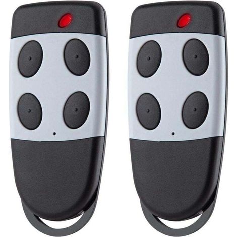 Télécommandes de porte de garage CARDIN S449 QZ4 et S449 QZ2 compatibles 433,92 MHz, lot de 2 (1/4)