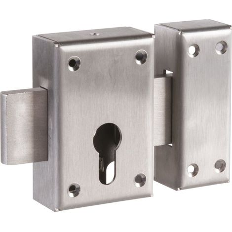 Verrou ou cylindre européen en inox 304