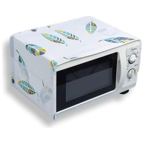 Four à micro-ondes four multifonction Housse anti-poussière Housse anti-graisse avec protection de cuisine de poche (motif plume) (Cache-poussière uniquement),85cm×35cm (1/5)