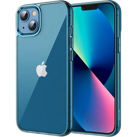Handyhülle iPhone 13 Mini Stoßfest Transparent AntiKratzt Navy Blau (1/5)