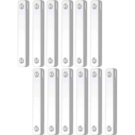 12 Pièces Aimant pour Moustiquaire Fenetre, Fixation Magnétique pour Moustiquaire, Accessoires de Moustiquaire Autocollants, pour Cuisine, Balcon, Salon