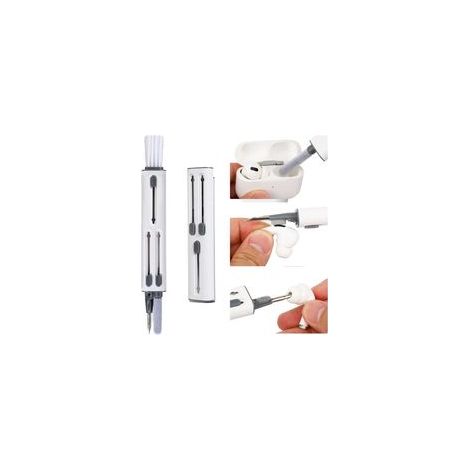 4-in-1 Tastaturreinigungsset, multifunktionales Reinigungsset mit weicher Bürste für Ladeanschlüsse an Handys, Kopfhörern, iPods, iPhones, iPads und Laptops (Weiß) (1/4)