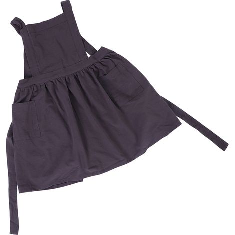 Tablier Enfant Coton Lin Respirant Gris Taille S Réglable avec Poches pour Cuisine Peinture Bricolage Activités Manuelles et Repas Quotidien Pratique (1/5)