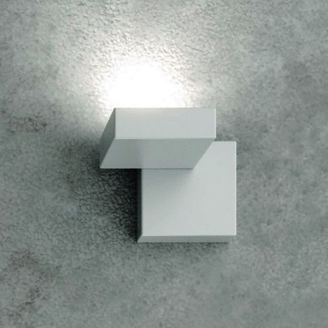 Applique Moderna Up Metallo Grigio 1 Luce Gx53 (1/4)