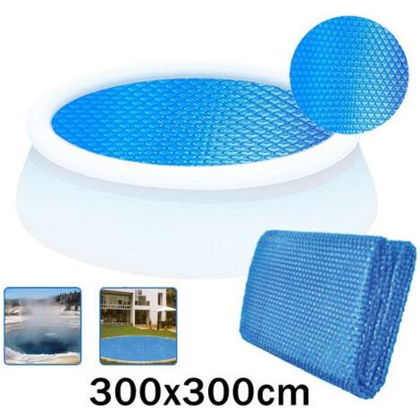 Bâche à bulles ronde pour piscine 300 cm - Bleu
