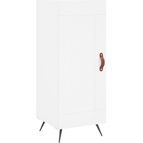 Credenza buffet cassettiera mobile contenitore organizer cucina soggiorno soggiorno 34,5 x 34 x 90 cm derivati del legno bianco 020030277