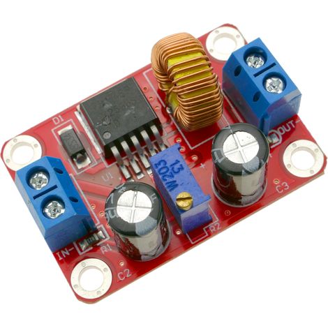 BeMatik - Alimentation DC-DC réglable avec borne 2596S-ADJ DW-0425 (1/4)