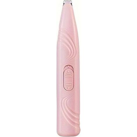 Tondeuse à pattes pour animaux de compagnie - Pour les pattes, les yeux, les oreilles et les poils du visage-rose (1/4)