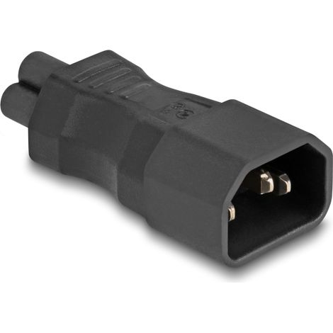 Delock Adaptador de poder IEC 60320 - C14 a C5, macho / hembra, 2,5 A, recto