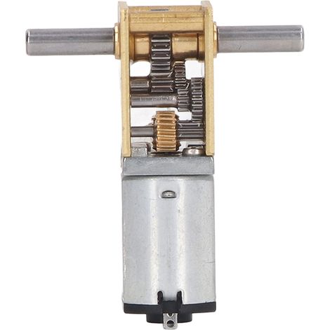 Getriebemotor DC 12V 16RPM Doppelwellen-Turbo-Schneckenmotor Drehzahlreduzierungsmotor für Maschinen (1/5)