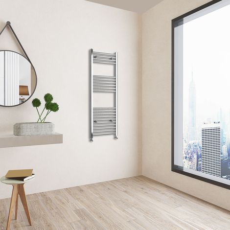 Acezanble 1200x450mm(HxW) Chrome Straight Heating Towel Rail HeatingTowel Radiator
