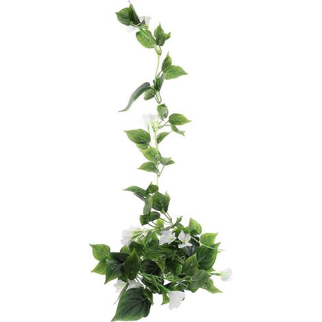Guirlande de fleurs artificielles blanches décorative pour mariage (5 pièces) (1/5)