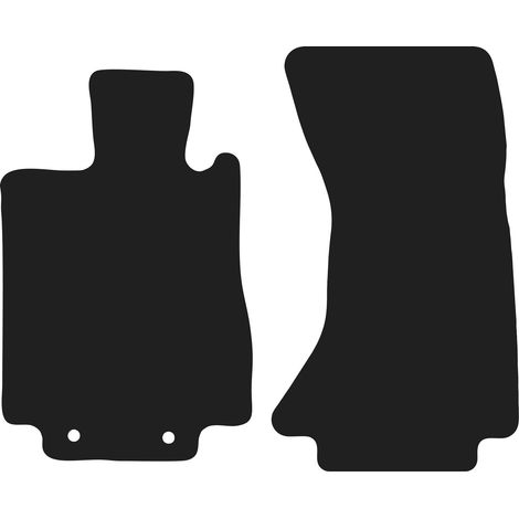 Tappetini anteriori base in velluto per: Mercedes S W220 4Matic corta (1998-2005) (1/2)