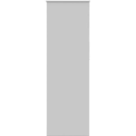 Verdunkelungsrollo Hellgrau 65x210 cm Stoffbreite 60,7 cm