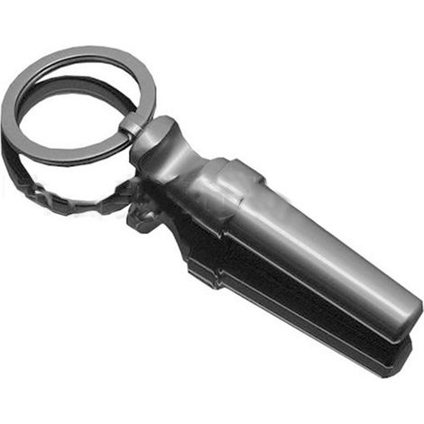 Décapsuleur/ouvre-bouteille multifonctionnel portable mini en alliage de zinc, trois en un, porte-clés (1/5)
