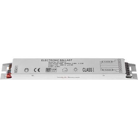 Ballast generico interlusa T8 fluorescente 2x36W metallo