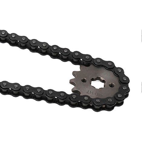 Kit chaîne 420 78 maillons, pignon arrière 29 dents 120 mm, chaîne et roue libre 14 dents, compatible avec les motos Monkey Z50A, Z50, Z50R et Z50J (F54). (1/5)