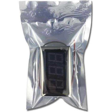 Digitales Voltmeter mit blauer LED-Anzeige (0,56 Zoll), Spannungsprüfer 0-100V, 3-Draht-Anzeige, Kfz-Elektrikmessgerät, Messzubehör. (1/5)