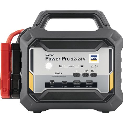GYS Starthilfegerät NOMAD POWER PRO 12/24V Ladespannung 12/24 VStartstrom 2300 A