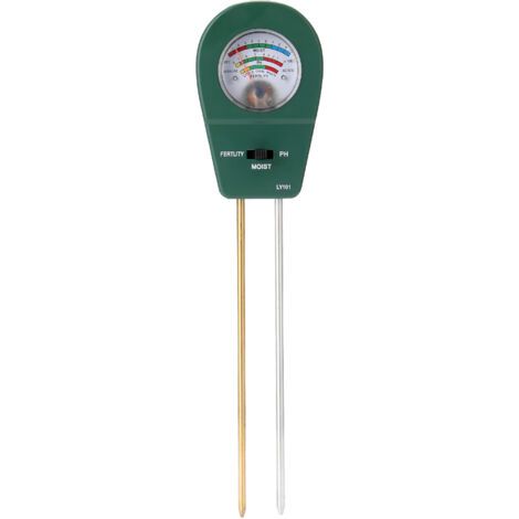 Testeur de pH du sol 3 en 1 pour le sol, la fertilité et le pH du sol détecteur de pH pour le sol fleurs de jardin capteurs de sol (1/5)