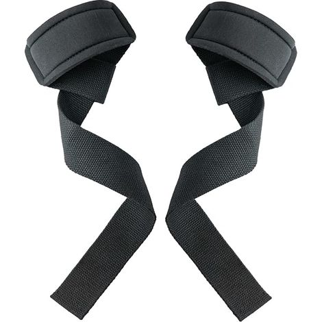 Lifting Straps - Neoprene-Padded Cotton Wrist Straps for Deadlifts and Strength Training - Pair (1/5)