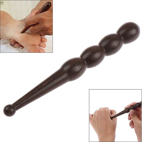 Filiyano-Bâton de massage en bois pour le corps et les pieds (1/3 pièces) : soulage les douleurs musculaires et favorise la réflexologie plantaire.