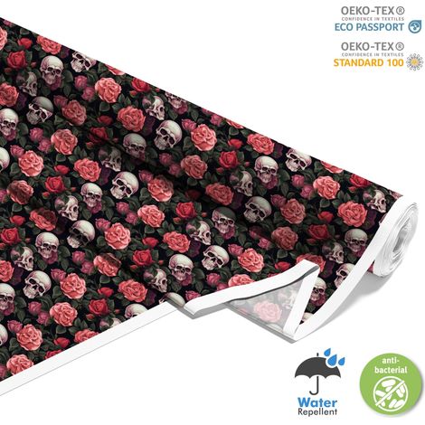 TESSUTI DECORATIVI PER ESTERNI OXFORD - Motivo Teschio I DX4225 (1/5)