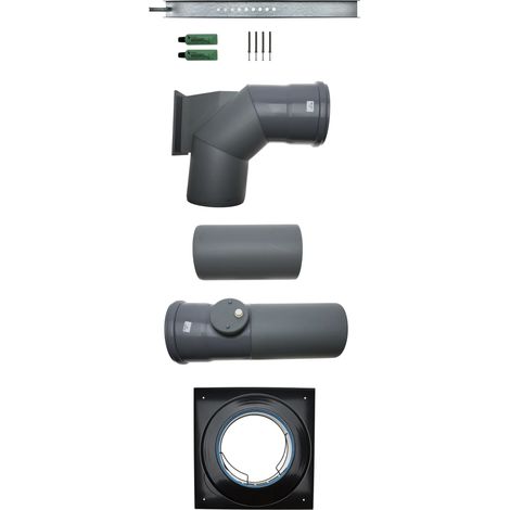 Brötje Set tubi fumi Caldaia-Canna fumaria SAS 200-1B DN 200 per SGB 215/260/300 E, 688673