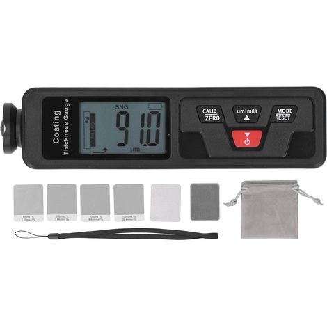 Testeur d'épaisseur de revêtement, mesure précise, jauge d'identification automatique de peinture (1/5)