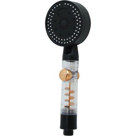 TRADE SHOP - Doccetta Multigetto Soffione Doccia Bagno Con Pulsante Stop Ventola A Spirale 87529 - (1/2)