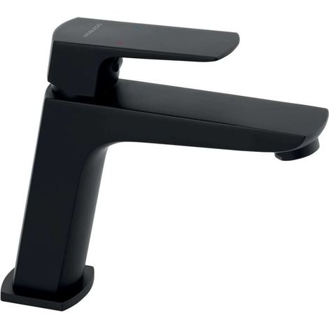 Novaservis Nobless Ego - Grifo de lavabo, negro mate 43001/1,5 (1/2)