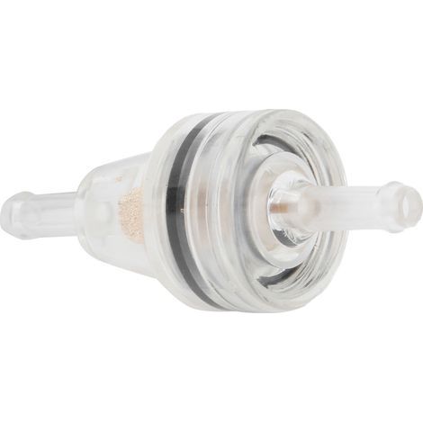 6 mm transparenter Inline-Kraftstofffilter, hitzebeständiges ABS, für Motorräder
