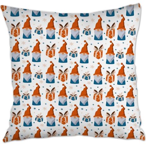 Housse de coussin sans coussin fermeture à glissière pour le Jour de l'An, Noël, Pâques (1/5)