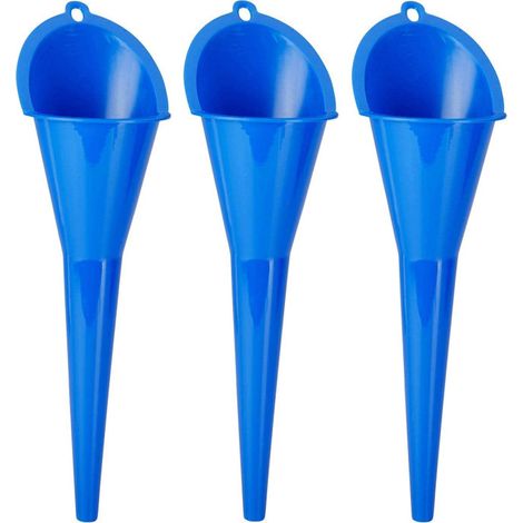 Entonnoir de remplissage de carburant pour motos et voitures à long bec et orifice incliné, entonnoir de remplissage d'huile multi-usages, entonnoir de remplissage en plastique