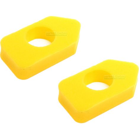 2 X filtre à air en mousse pour B&S / Briggs & Stratton 698369 Classic Sprint Quattro