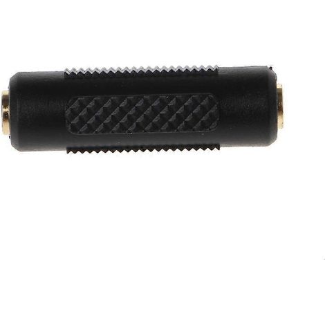 Adaptateur convertisseur/extendeur audio auxiliaire stéréo 3,5 mm femelle vers femelle (jack 3,5 mm). (1/5)
