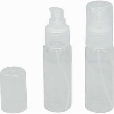 TRADE SHOP - Set 4pz Bottiglia Viaggio Vuota Trasparente 50ml Dispenser Pompa Per Crema 79395 - (1/4)