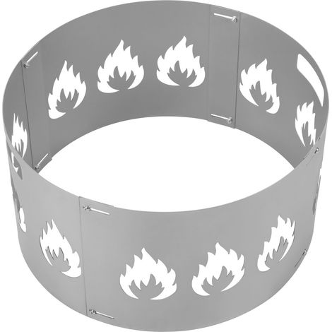 Wolketon Copertura antispruzzo, copertura ignifuga resistente al calore e modulare, dotata di maniglia, in ferro