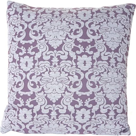 Cuscino decorativo imbottito da divano Karo T773 poliestere 45x45cm viola
