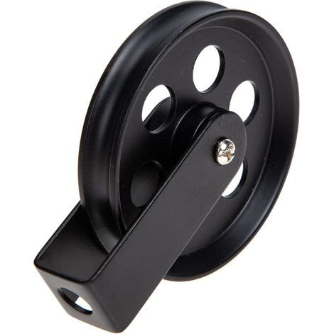 Roue de Poulie DIY Pendentif Lampe Noir Roue Roue Industrielle Montage Murale Décorative Poulie de Poulie pour des Luminaires Personnalisés Faire 70 Mm (1/5)